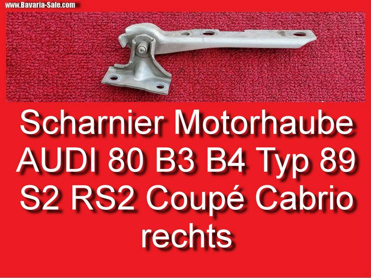 ❌ Motorhaubenscharnier Audi 80 B4 Scharnier Typ 89 893823302A