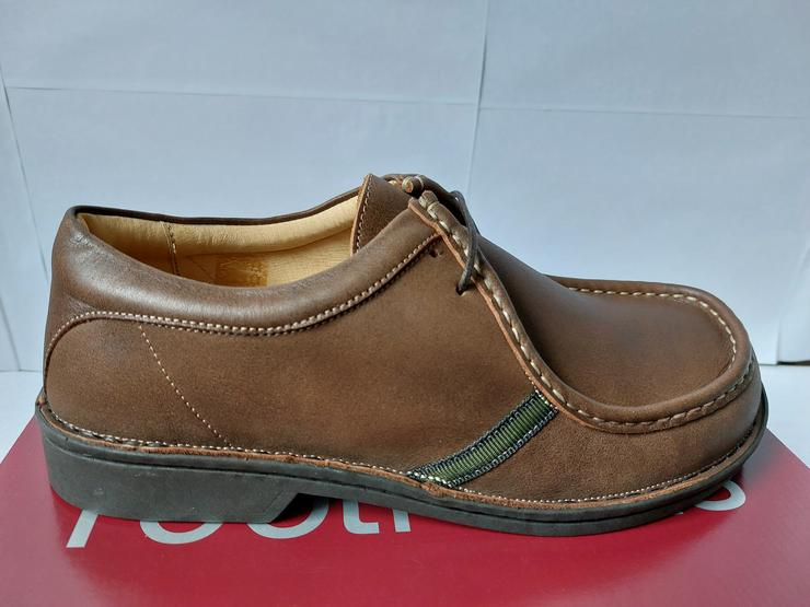 Halbschuhe mit BIRKENSTOCK Fußbett braun LEDER sehr bequem Gr. 41 