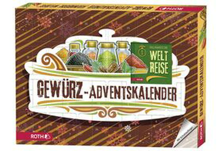  ROTH Gewürz Adventskalender 'Kulinarische Weltreise' 24 verschiedene Gewürze und passende Rezepte verschiedener Länder - Gewürze - Bild 1