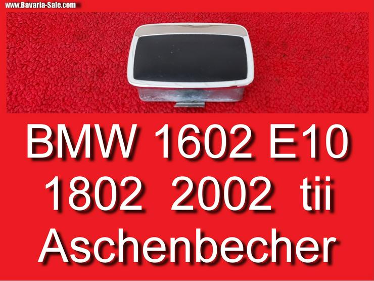 ❌ Aschenbecher hinten BMW 02 1602 2002 Tii E10 schwarz Chrom