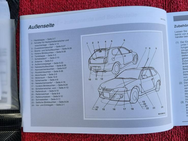 Bild 10: ❌ Bordmappe Mitsubishi Colt 1999 Bedienungsanleitung ABE 44136