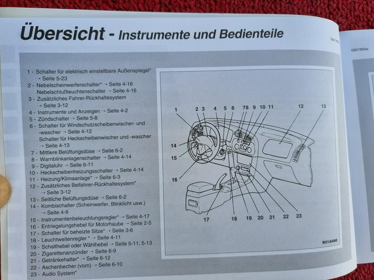 Bild 8: ❌ Bordmappe Mitsubishi Colt 1999 Bedienungsanleitung ABE 44136