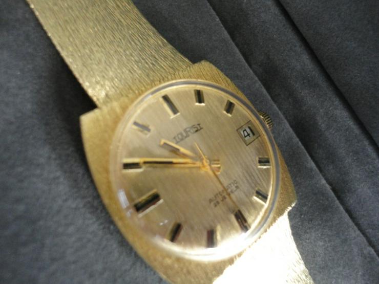 Bild 4: TOURIST Massive Vintage-Herrenuhr,Automatic ,25 Jewels ,14-Karat, 585 Gelbgold