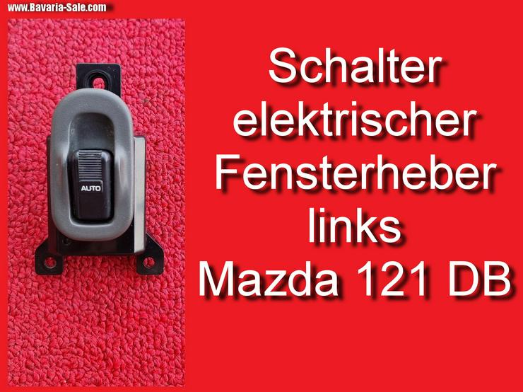 ❌ Schalter elektr Fensterheber Mazda 121 DB Schlachtfest Ginza D06166370A 