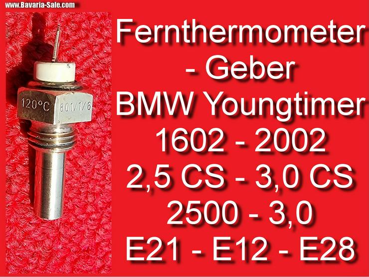 ❌ Fernthermometer Geber M14x1,5 BMW 1602 2002 3,0 CS E3 E9 E12 E21