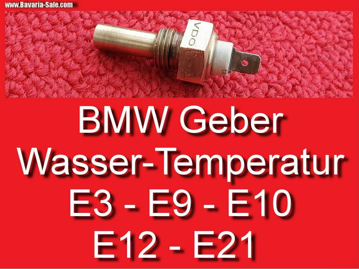 ❌ Temperaturgeber Fühler Kühlwasser BMW 1602 2002 E3 E9 E12 E23