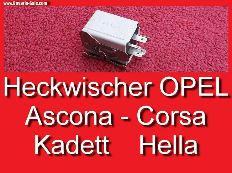 ❌ Relais Steuergerät Heckwischer Opel Corsa Kadett 90158458 Ascon 5WF906538-00