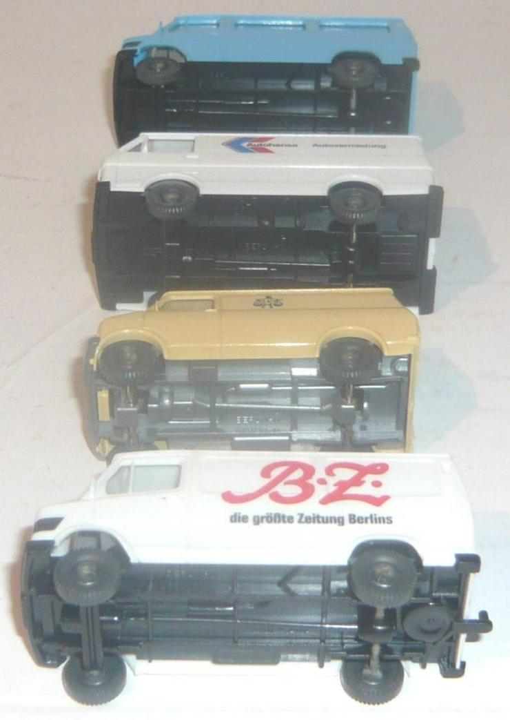 Bild 6: Wiking alt 1:87 4x Lieferwagen Kleinbus MB 207D Opel VW LT