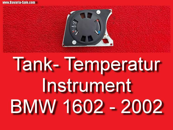 ❌ Tank Temperatur Anzeige Instrument BMW 1602 2002 E10 Kombiinstrument