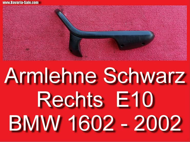 ❌ Armlehne Schwarz Türgriff BMW 1602 2002 51411816298 Armrest