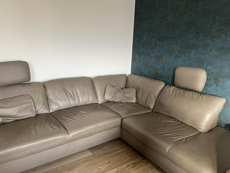 Lederecksofa