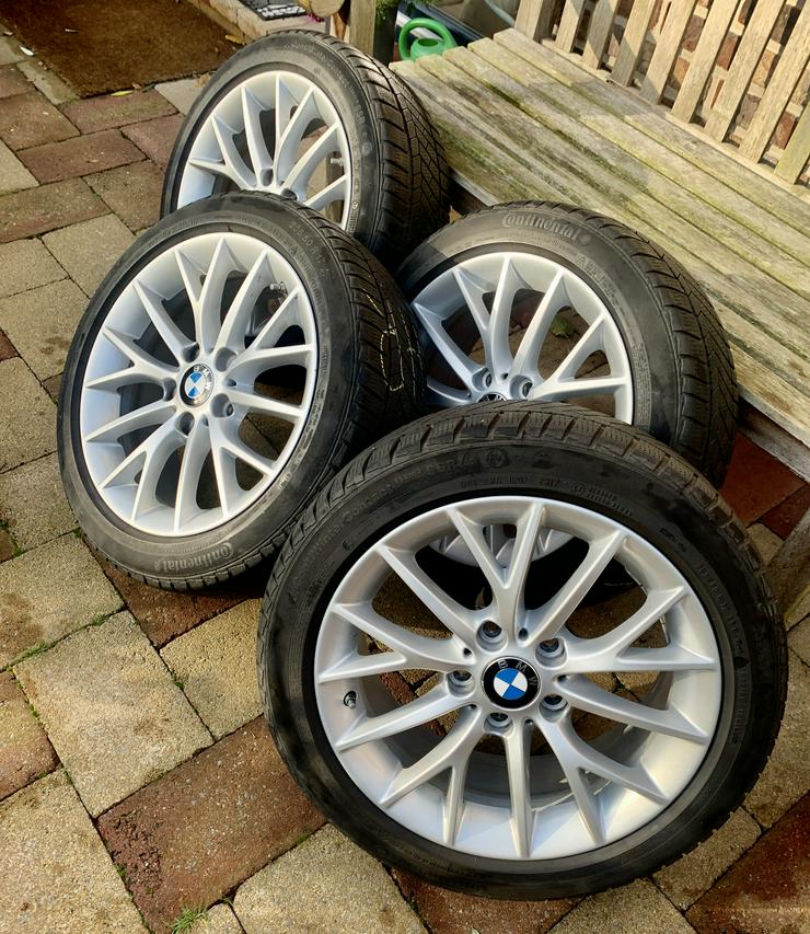 Bild 4: BMW 1er F20 F21 original  BMW Alu Winterräder  205 /50R17 Continental Winter Contact ohne Bordsteinschäden