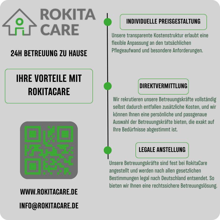 24-Stunden-Betreuung für Ihre Liebsten – Vertrauen Sie ROKITA CARE!