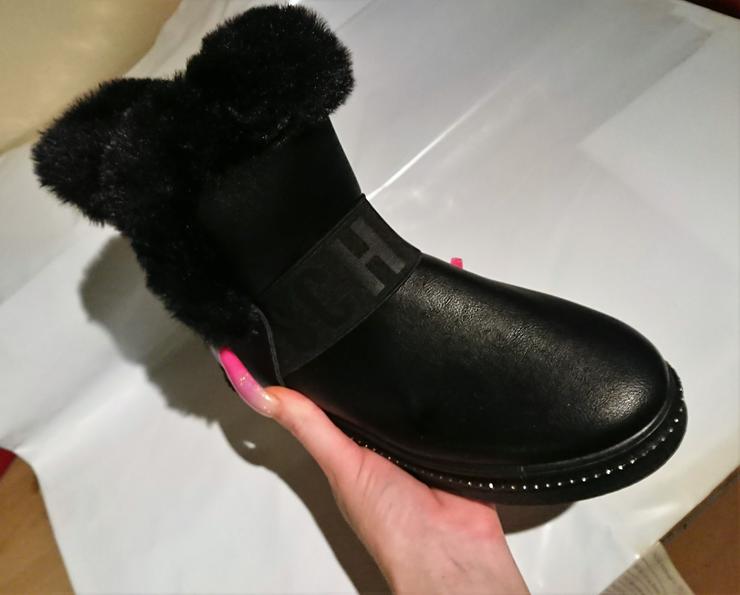 Bild 8: Gr. 38, warm gefütterte Winter Cosy Boots mit GLITZER Steinchen