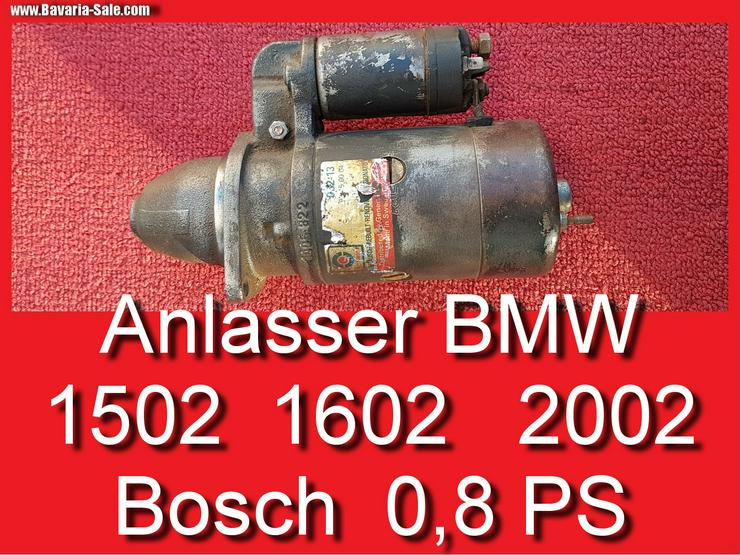 ❌ BMW Anlasser 0,8 PS 1602 2002 Bosch 0001205032 E10