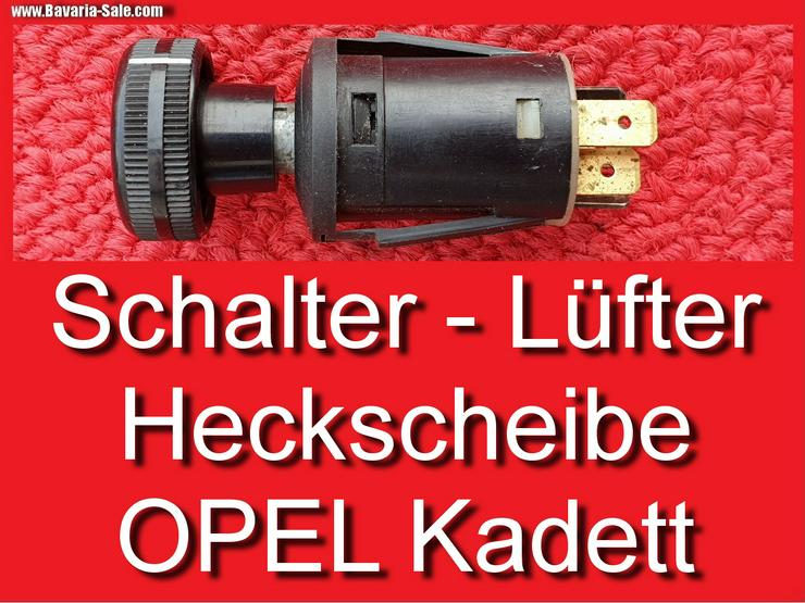 ❌ Opel Kadett C D Lüfterschalter 8979909 Heckscheibenheizung