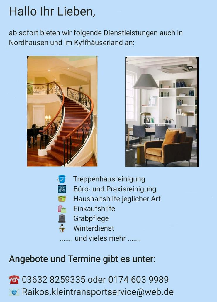 Bild 3: Reinigungsarbeiten, Minnibaggerverleih, Hausmeisterservice u.v.m.