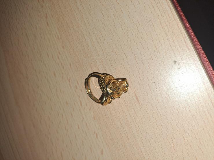 Bild 2: Drachen Ring Gold 