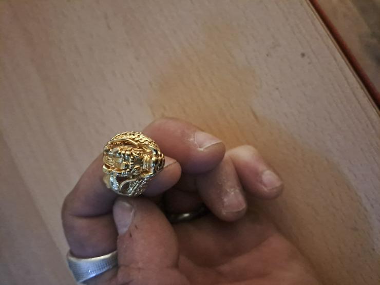 Drachen Ring Gold 