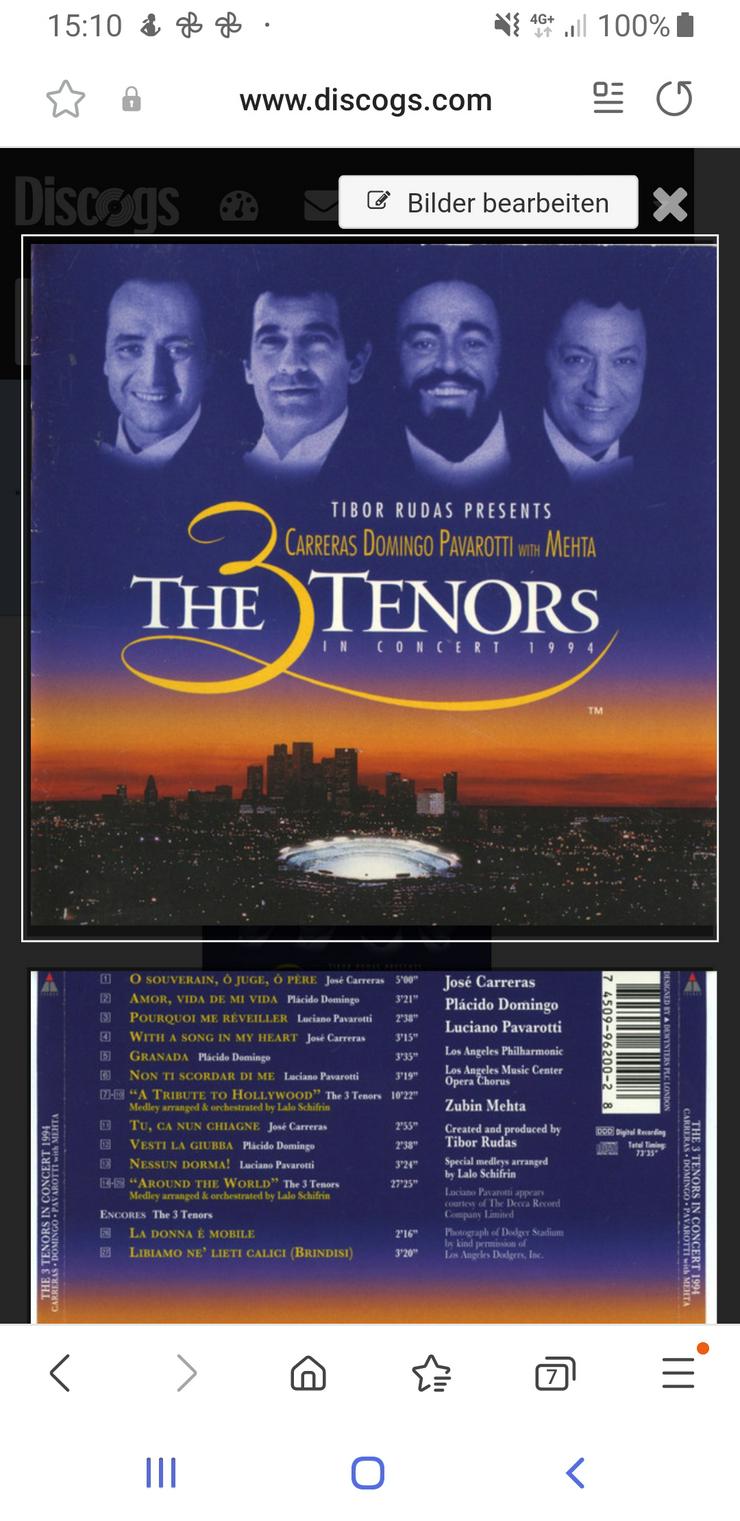 GiacomoPuccini100th&3Tenors&ClassicAZ Uvm - CD - Bild 1