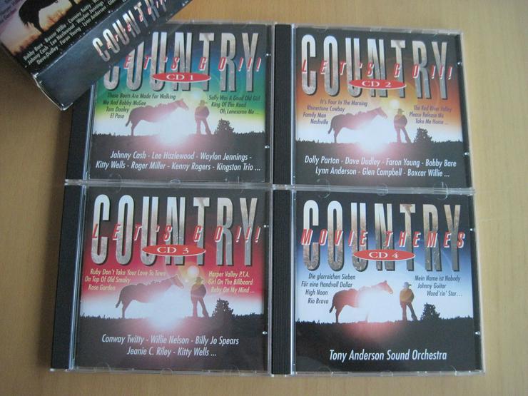 4 CDs Country Music. Let's Go!!! Box Set 1 - 4