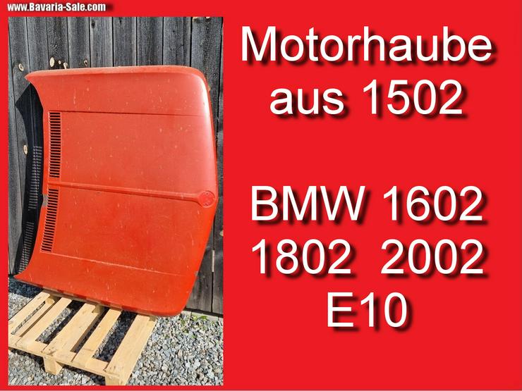 ❌ Motorhaube Frontklappe BMW 1502 1602 1802 E10 2002 wenig Rost