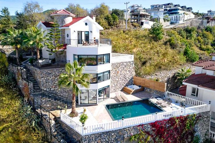 972 🏡 Traumhafte Villa mit Meerblick in Alanya, Kargicak!