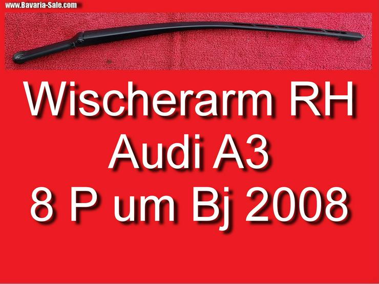 ❌ Scheibenwischerarm Wischerarm Audi A3 rechts 8P 2008 8P1955408A