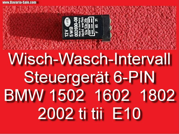 ❌ Wisch Wasch Geber Relais Steuergerät BMW E10 E9 1602 2002