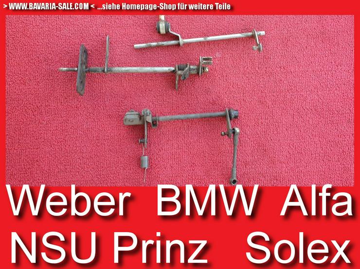 ❌ Gasgestänge Doppelvergaser Weber Delorto Alfa BMW Opel NSU Prinz