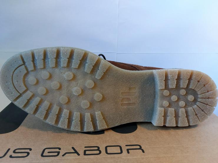 Bild 4: Original GABOR Herren Boots – Veloursleder braun - Gr. 46