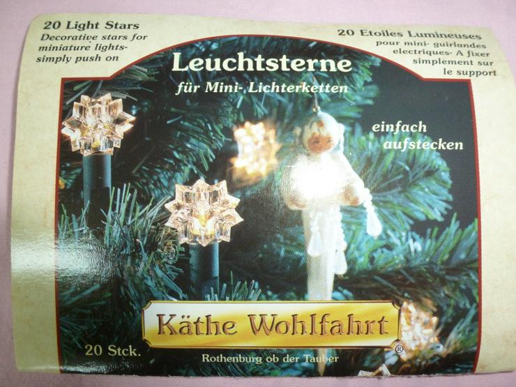 Bild 6: 2 Weihnachtslichterketten mit je 20 Kerzen (warmweiss).