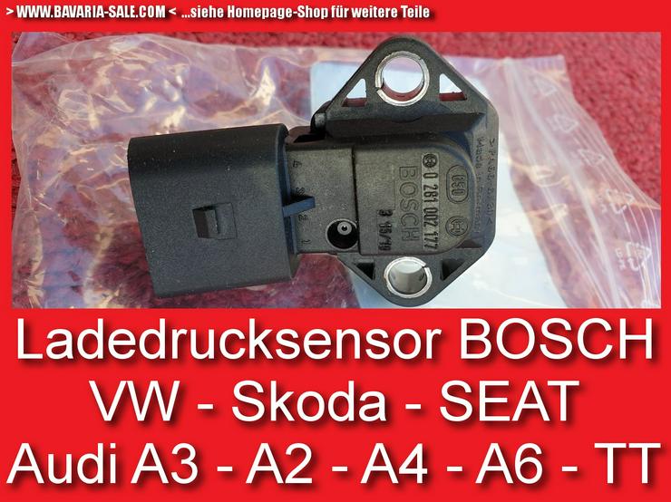 ❌ Neu Sensor Ladedruck Audi VW Bosch 0281002177 Ladedrucksensor