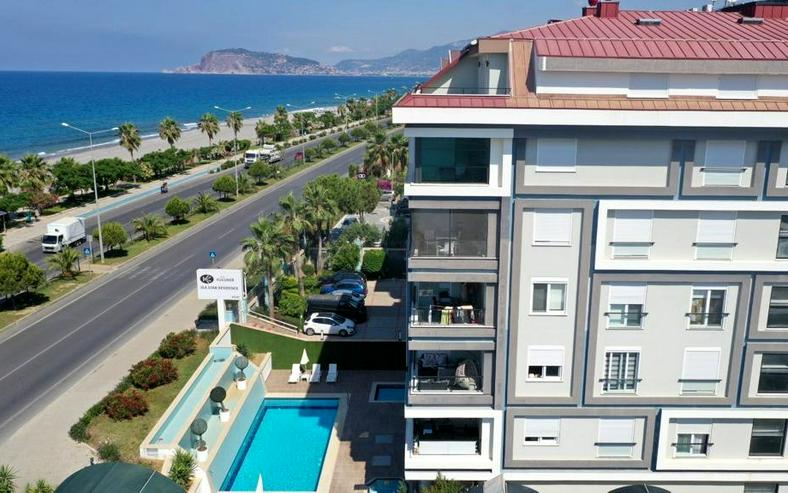 819 Türkei, Alanya, Kestel. 1. Strand Reihe. 3 Zi. Wohn. mit Meerblick. - Ferienwohnung Türkei - Bild 1