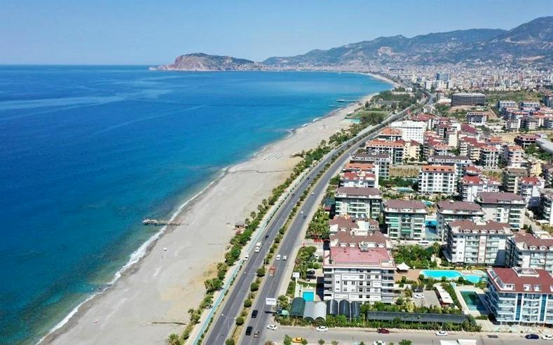 Bild 18: 819 Türkei, Alanya, Kestel. 1. Strand Reihe. 3 Zi. Wohn. mit Meerblick.