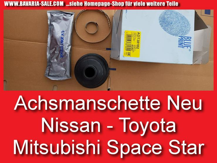 ❌ Faltenbalg Achsmanschette Toyota Avensis Nissan Mikra Mitsubishi Space Star incl Versand - Bremsen, Radantrieb & Zubehör - Bild 1