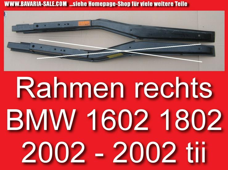 ❌ Rahmen rechts Motorträger original BMW 1602 - 2002tii Turbo E10 41111840968