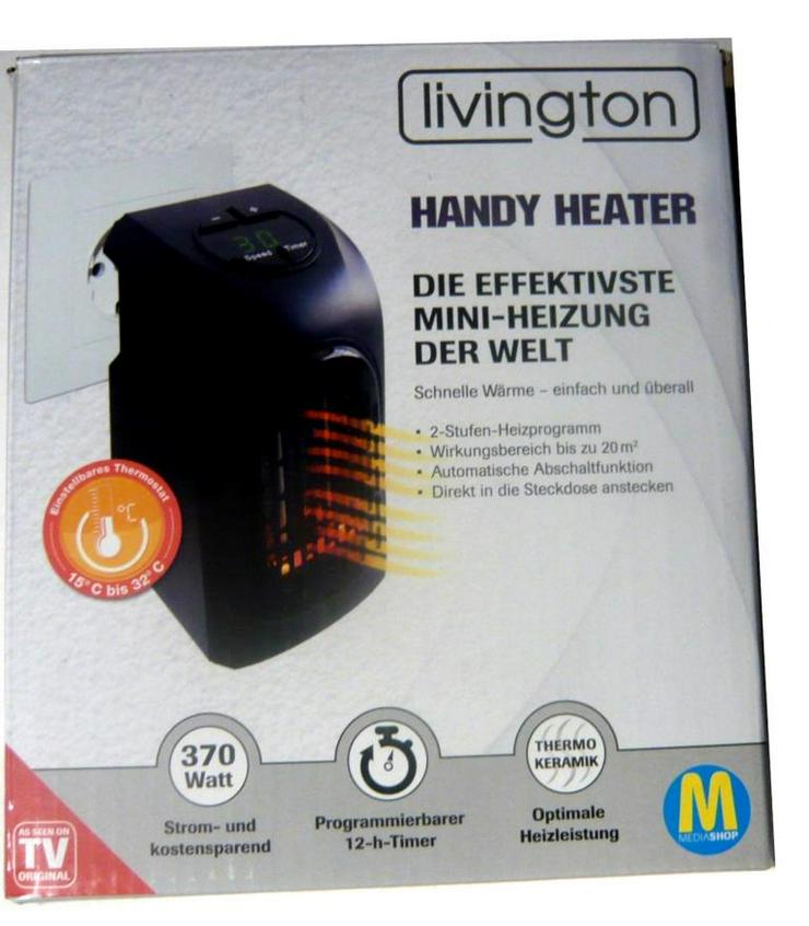 Bild 3: Livington Handy Heater Mini Heizung Steckdosenheizung