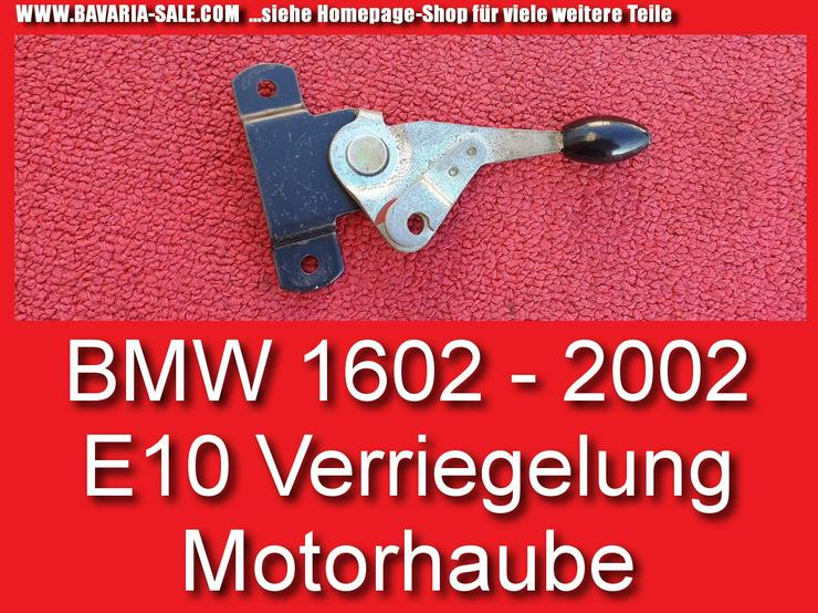 ❌ Haubenverriegelung Öffner Motorhaube Griff BMW1602 2002 E10 51231801019 