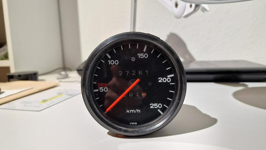 Porsche 914 Tachometer bis 250 km/h