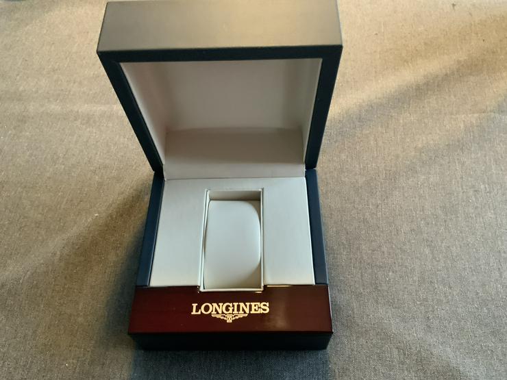 Bild 7: ORIGINAL Longines Uhrenetui Außen-und Innenbox und Gebrauchsanweisung