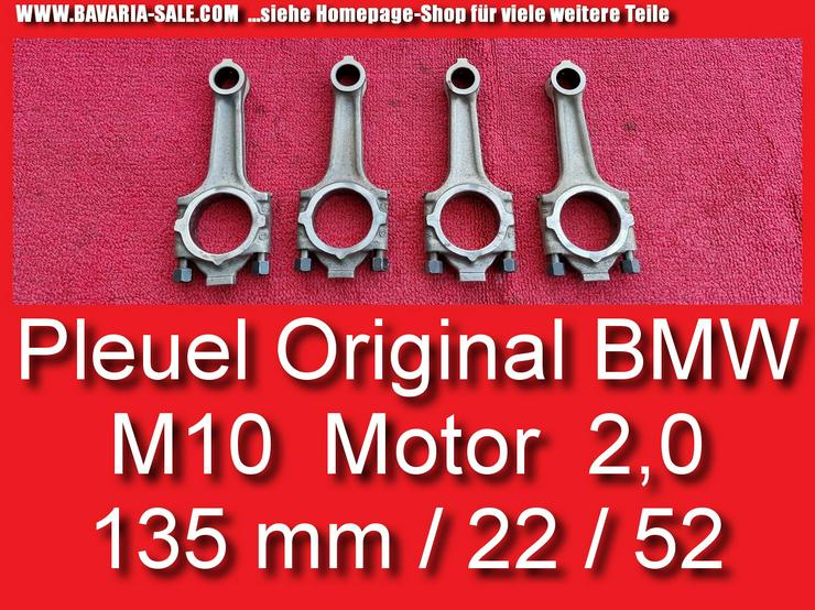 ❌ Pleuel BMW 2002 1602 E10 M10 Motor 135 mm 22 mm 52 mm 