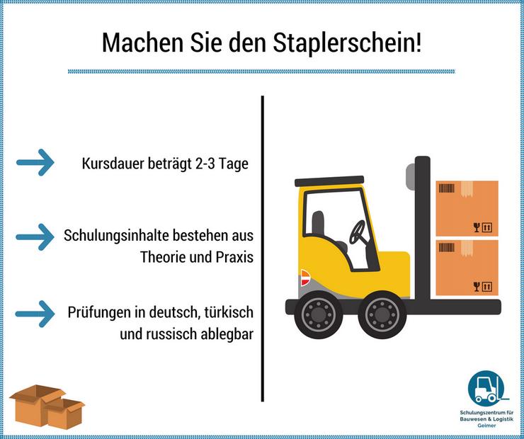 Bild 2: Staplerschein machen im Schulungszentrum Geimer