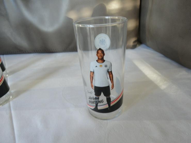 Bild 4: Offizielle DFB Glas-Kollektion 2015 mit Weltmeistern Sammelgläser Motiv-Set 1 / 6 Gläser