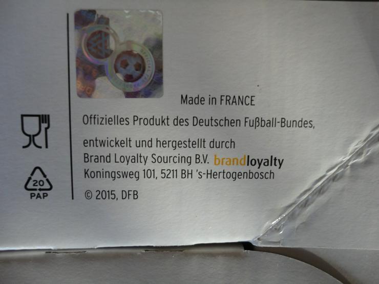 Bild 9: Offizielle DFB Glas-Kollektion 2015 mit Weltmeistern Sammelgläser Motiv-Set 1 / 6 Gläser