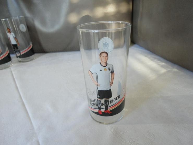 Bild 5: Offizielle DFB Glas-Kollektion 2015 mit Weltmeistern Sammelgläser Motiv-Set 1 / 6 Gläser