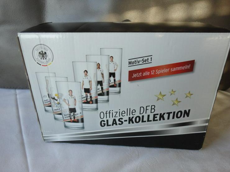Offizielle DFB Glas-Kollektion 2015 mit Weltmeistern Sammelgläser Motiv-Set 1 / 6 Gläser