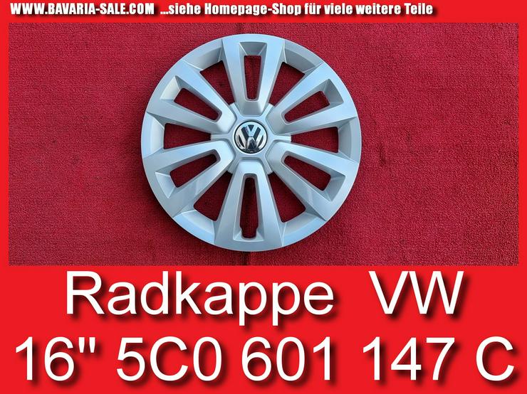 ❌ Original VW Beetle Golf Touran Radkappe 16 Zoll 5C0601147C - Zubehör - Bild 1