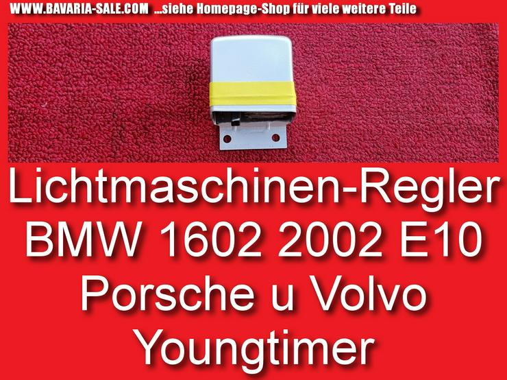 ❓ Regler Lichtmaschine BMW 02 1602 1802 2002 E10 Lima-Regler 12321350052