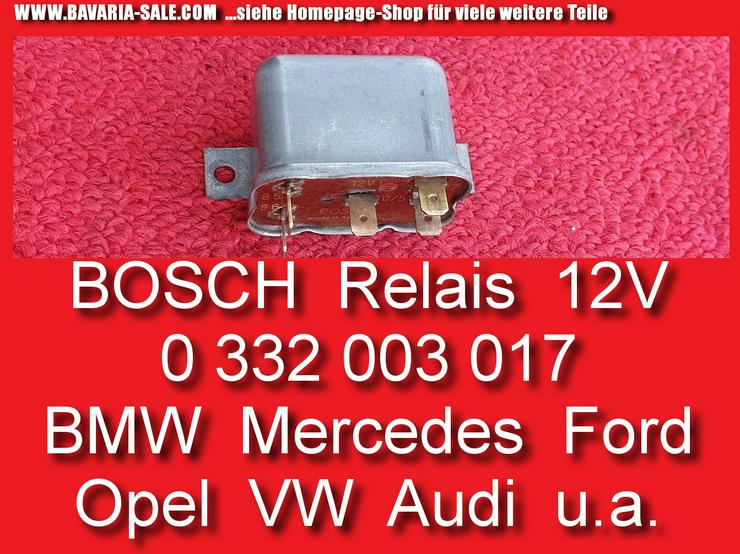 ❌ Relais Arbeitsrelais BMW 1602 Mercedes Opel VW Bosch 0332003017